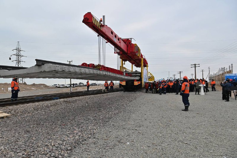 Начато строительство вторых путей на железнодорожном участке Достык-Мойынты