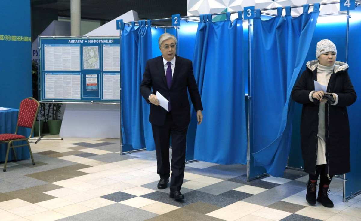 Касым-Жомарт Токаев проголосовал на выборах