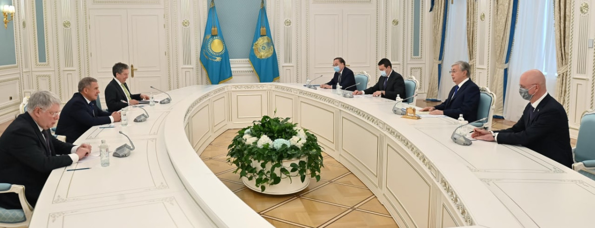 Касым-Жомарт Токаев встретился с Президентом Татарстана