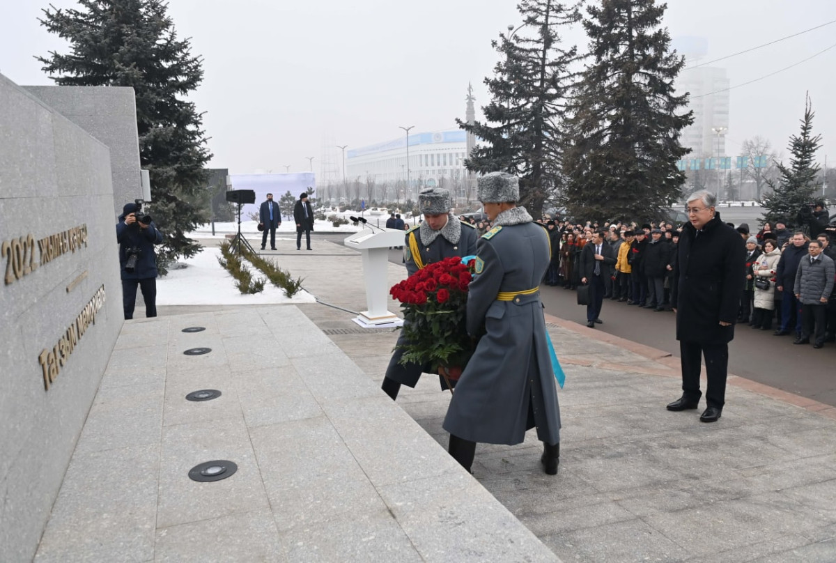 Президент принял участие в открытии мемориала «Тағзым»