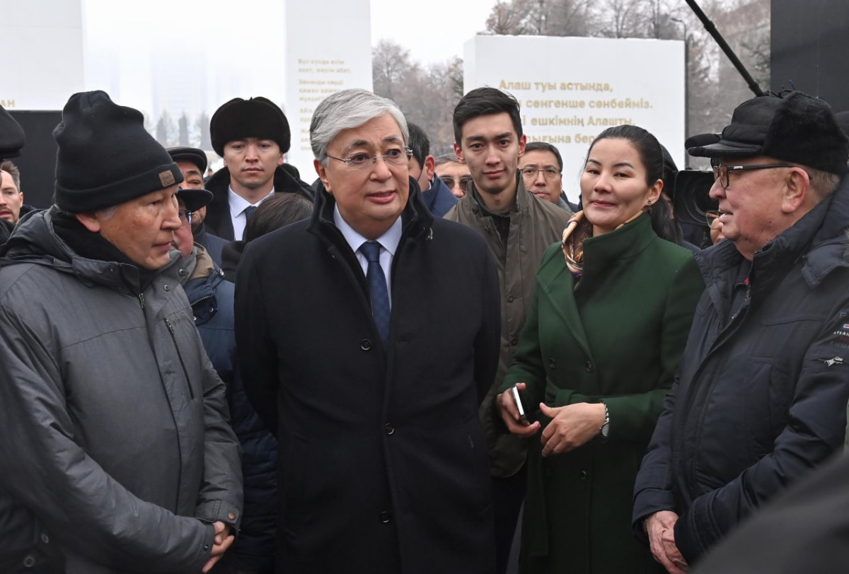 Открытие мемориала «Тағзым» в Алматы