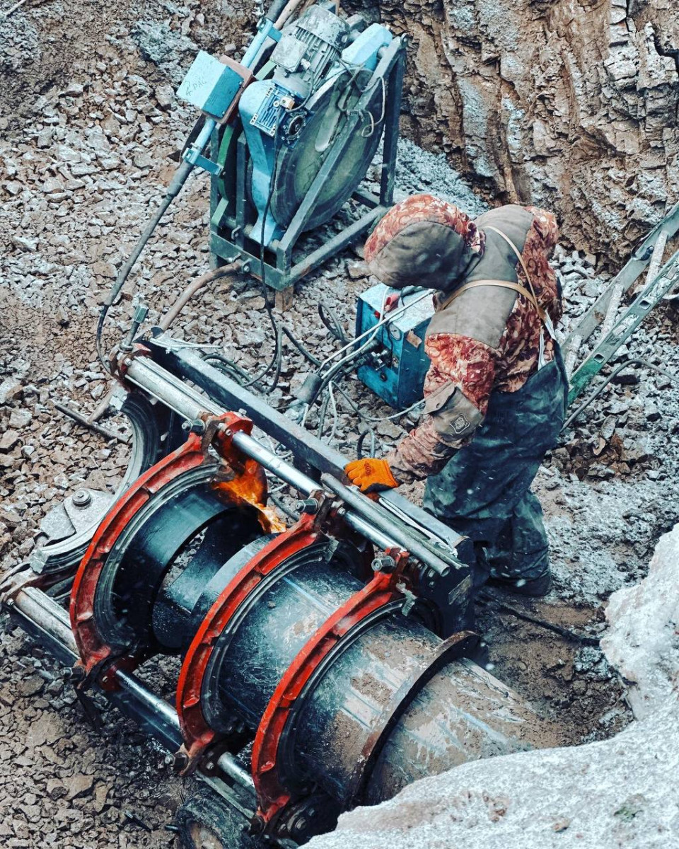 В Экибастузе продолжают устранять прследствия аварии на водопроводе