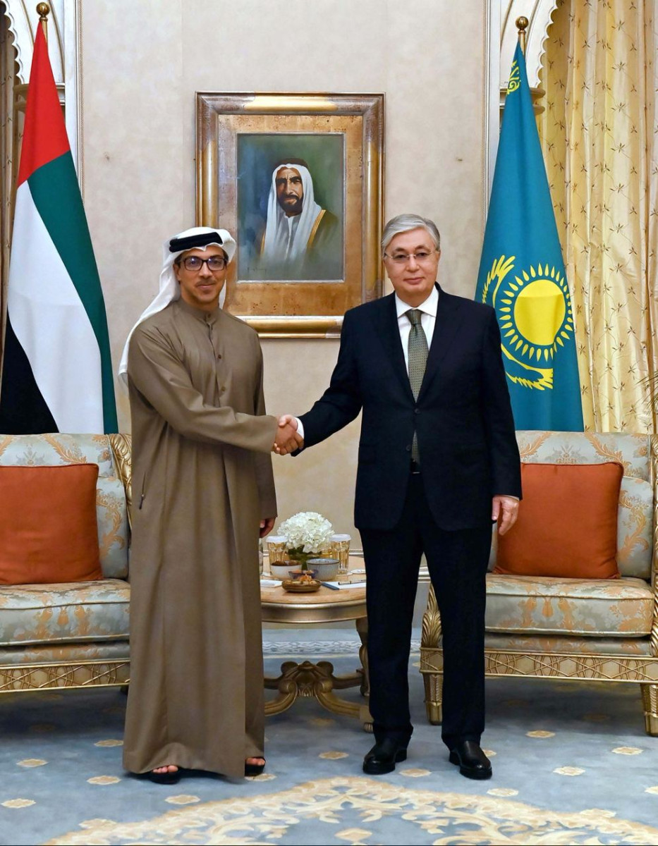 Встреча Президента Казахстана с заместителем премьер-министра ОАЭ