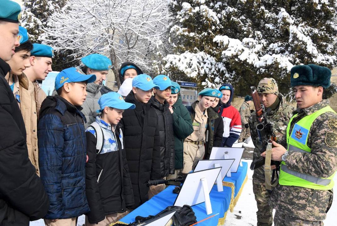 Отбор команд для участия в военно-патриотическом сборе «Айбын» в Алматы