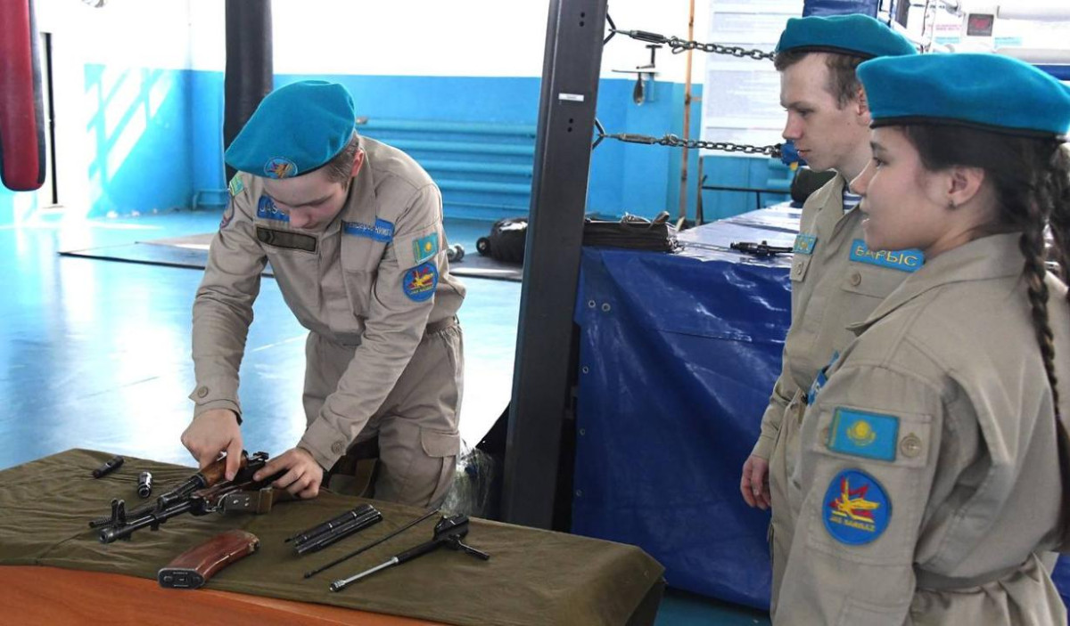 Отбор команд для участия в военно-патриотическом сборе «Айбын» в Алматы