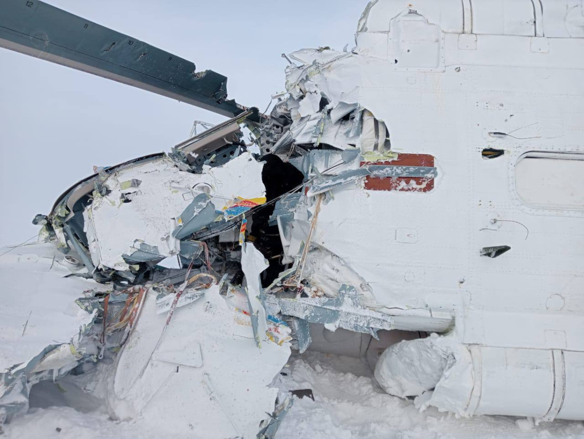 Спасение пострадавших во время авиационного происшествия с вертолетом МИ-8 в ЗКО