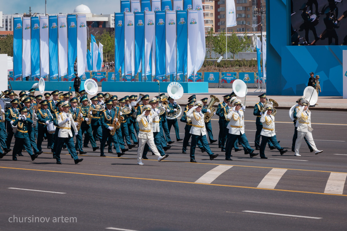 Астанадағы әскери шеру ел рухын көтерді