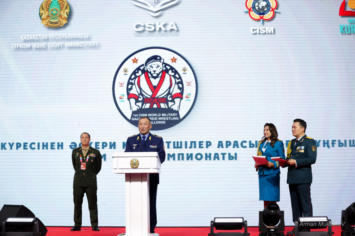 Қазақ күресі CISM аясында: Астанада 30-дан астам елдің палуандары белдесуде