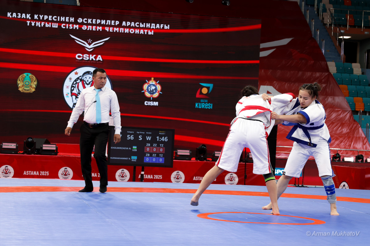 Қазақ күресі CISM аясында: Астанада 30-дан астам елдің палуандары белдесуде