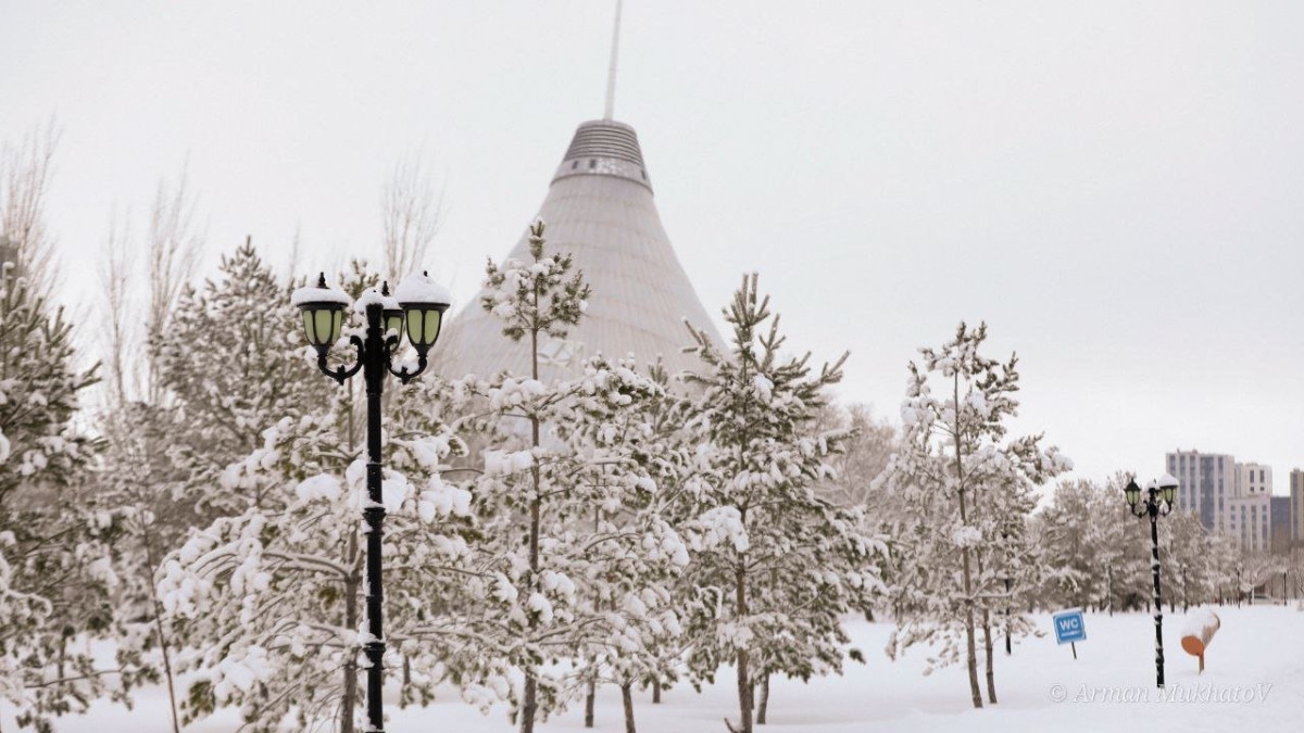 Фоторепортаж: зимняя Астана