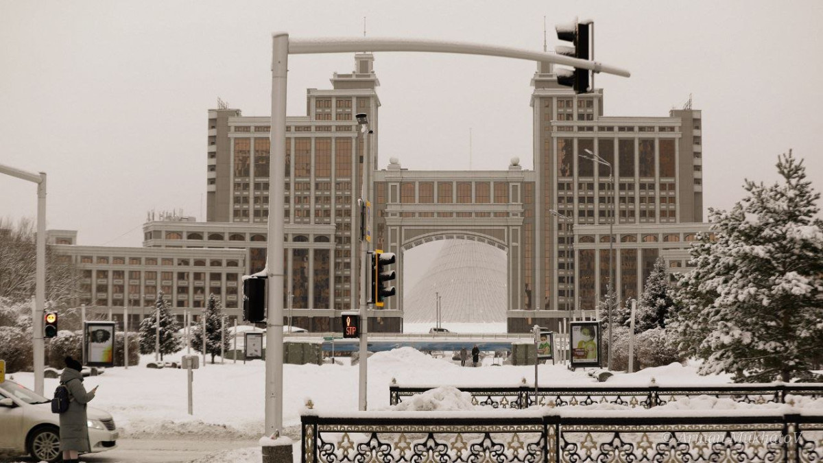 Фоторепортаж: зимняя Астана