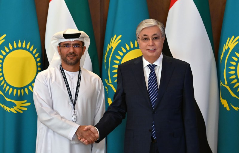 Токаев обсудил перспективы инвестпроектов с гендиректором Abu Dhabi Ports Group