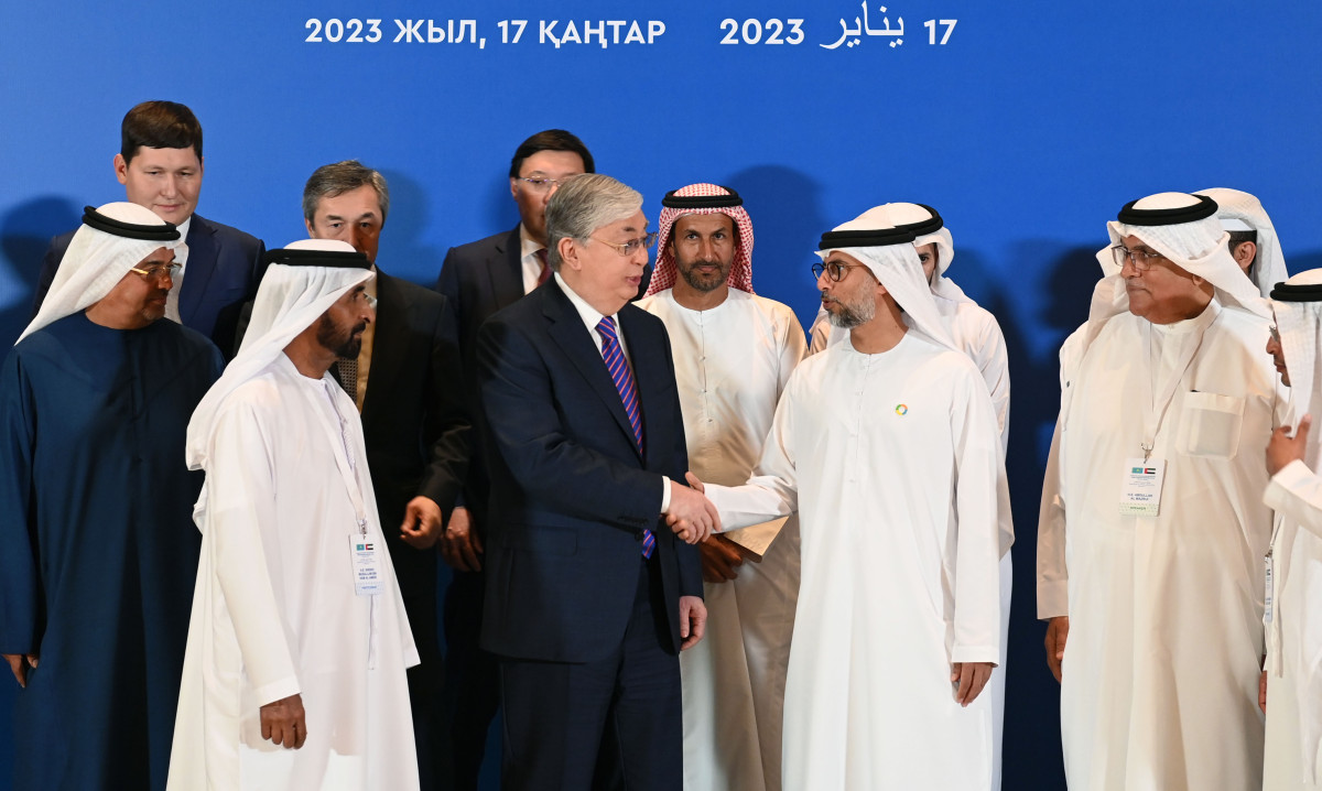 Казахстан и ОАЭ намерены увеличить товарооборот до 1 млрд долларов