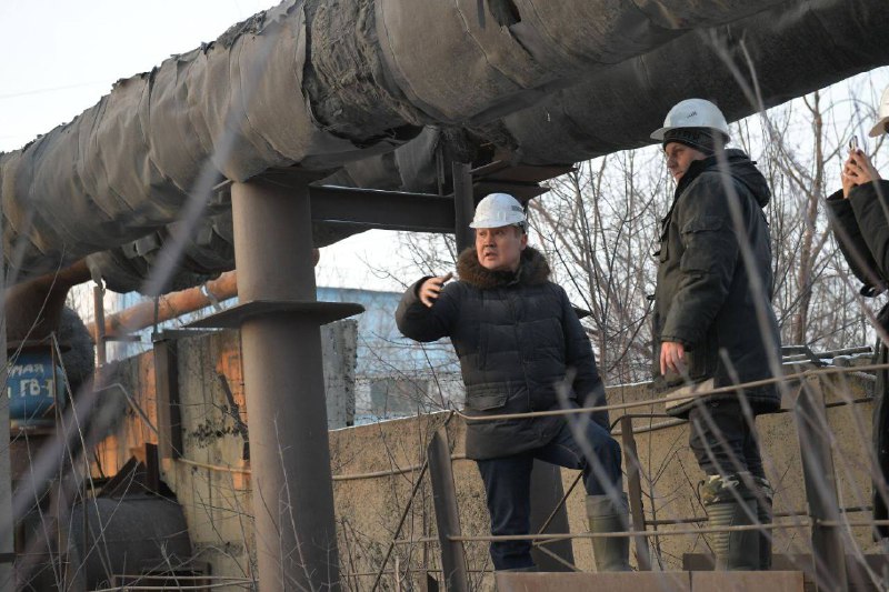 Аким Павлодарской области проинспектировал ремонт на ТЭЦ Экибастуза