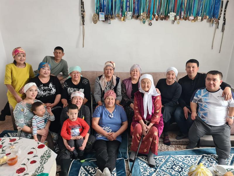 106 лет самой старшей долгожительнице Карагандинской области