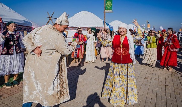 Более 160 юрт установили в Шымкенте на Наурыз