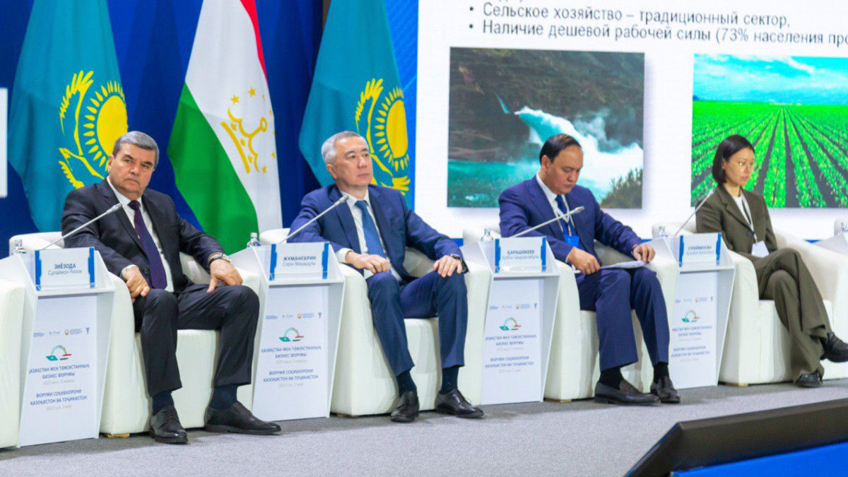 Экспортные контракты на 1,8 млрд долларов заключили бизнесмены Казахстана и Таджикистана