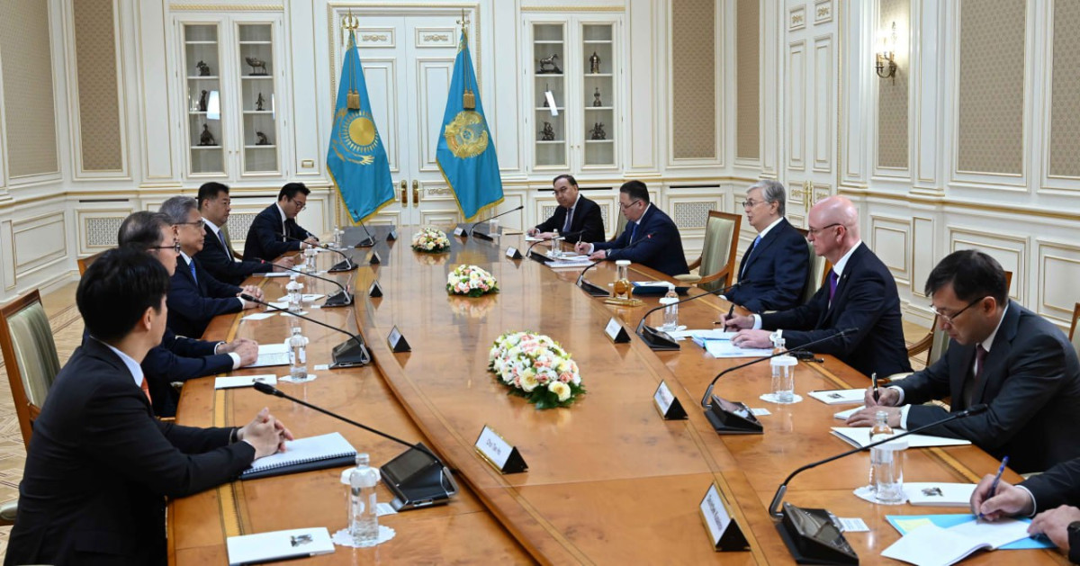 Стратегическое партнерство обсудили Президент Казахстана и министр иностранных дел Кореи