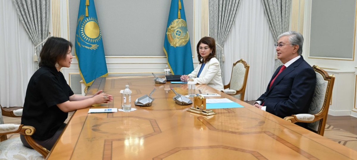 Развитие отечественного театра и кино обсудил Президент с актрисой Самал Еслямовой