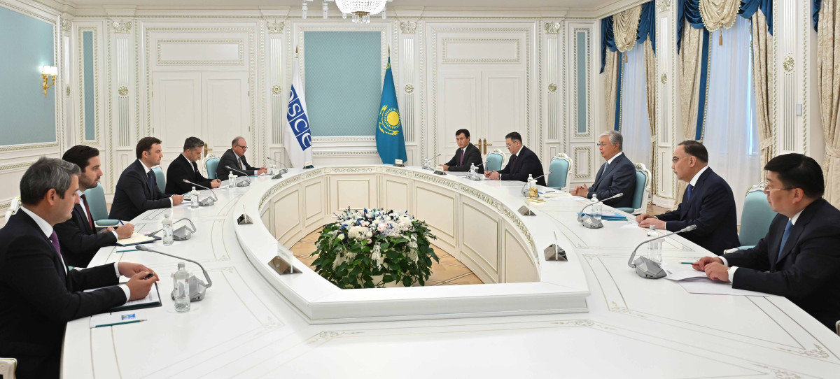 Президент Казахстана встретился с действующим председателем ОБСЕ