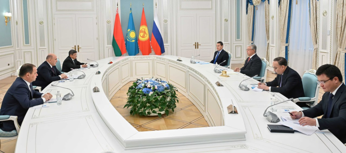 Укрепление торговли и промышленная кооперация - о чем говорил Токаев с главами правительств России, Беларуси и Кыргызстана