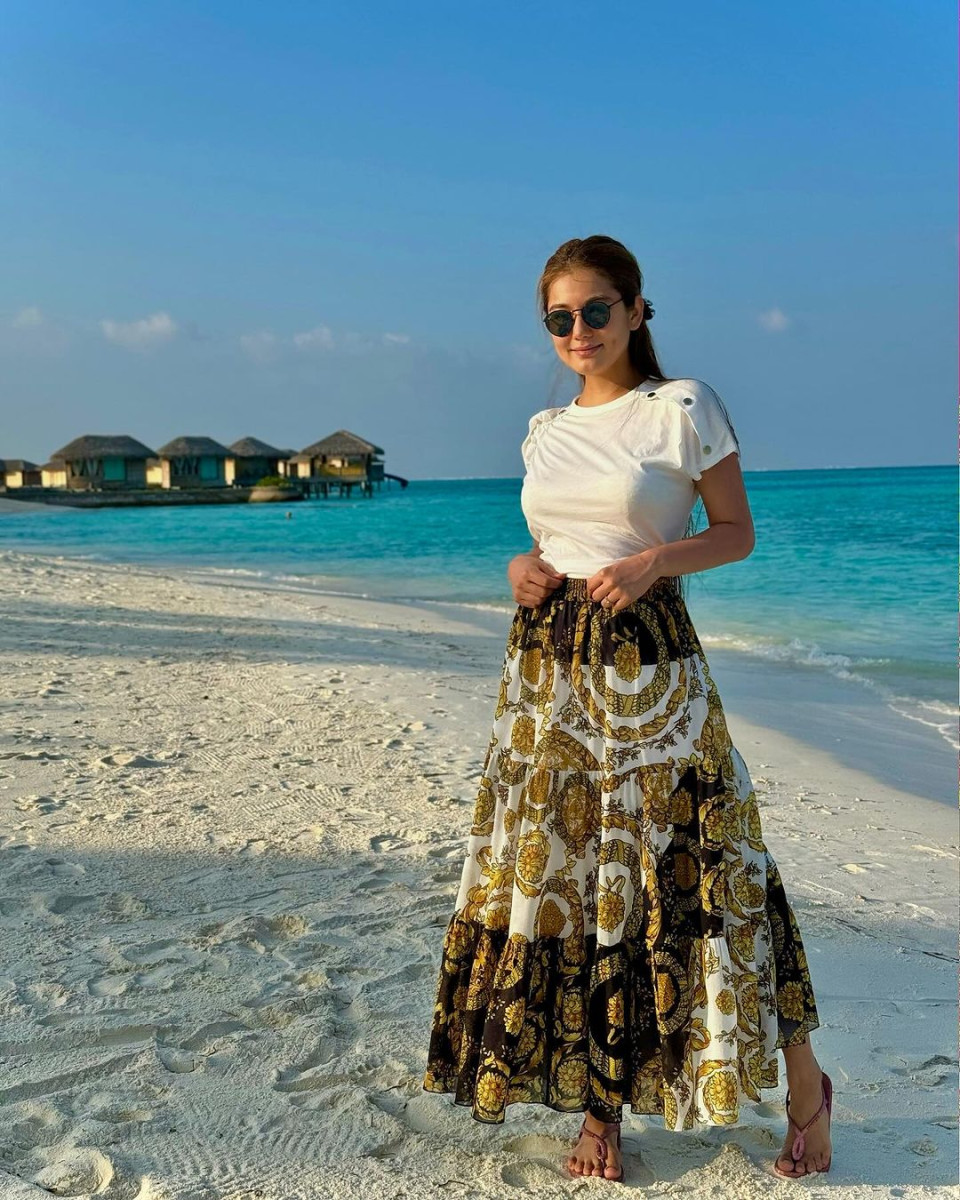 Салтанат Серкебаева показала медовый месяц на Мальдивах