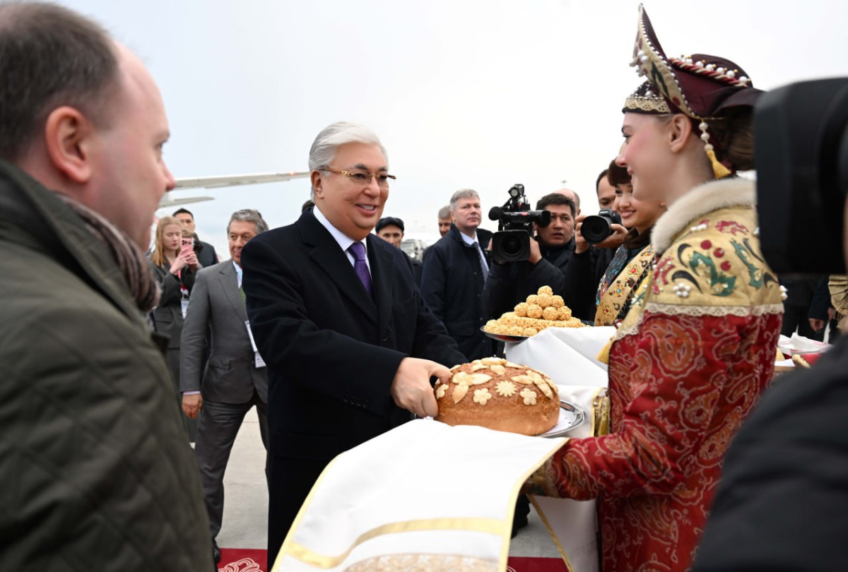 Президент Касым-Жомарт Токаев прибыл с рабочим визитом в город Казань