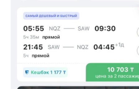 Авиабилет из Астаны в Стамбул за 2000 тенге продает одна из авиакомпаний Турции