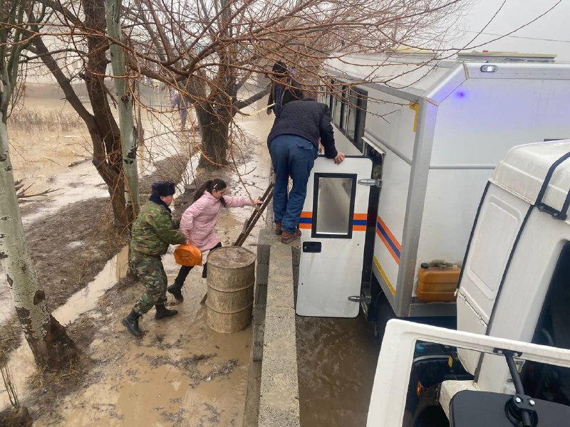 Более 200 человек эвакуировано из подтопленных районов Туркестанской области
