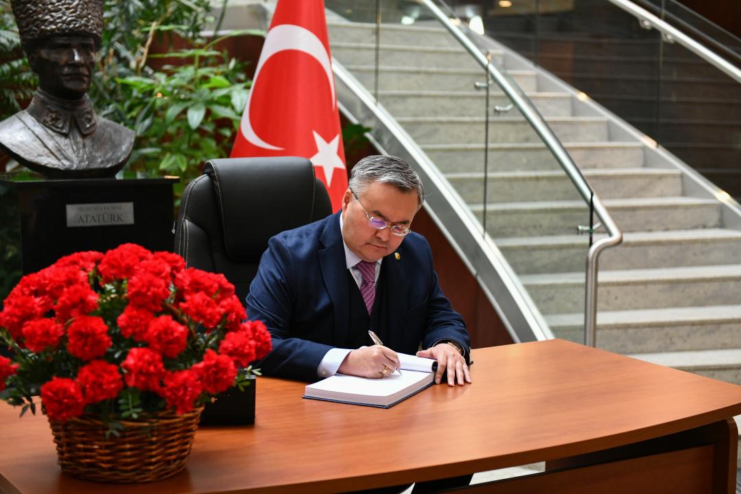 Мухтар Тлеуберди посетил Посольство Турецкой Республики в Казахстане