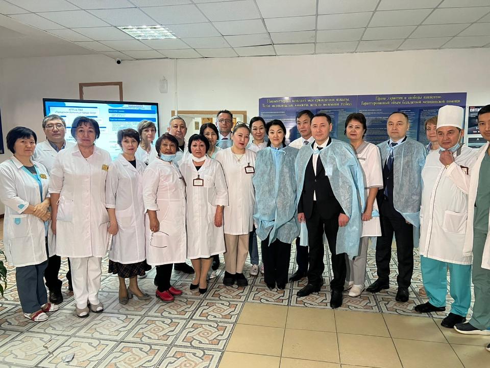 Ажар Гиният посетила больницы и медпункты Павлодарской области
