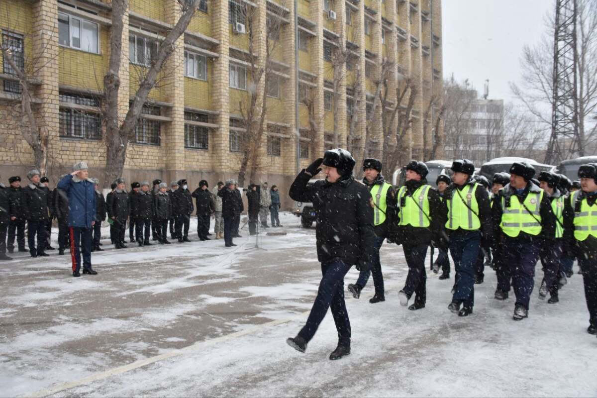 На усиленный вариант несения службы переведена полиция Карагандинской области