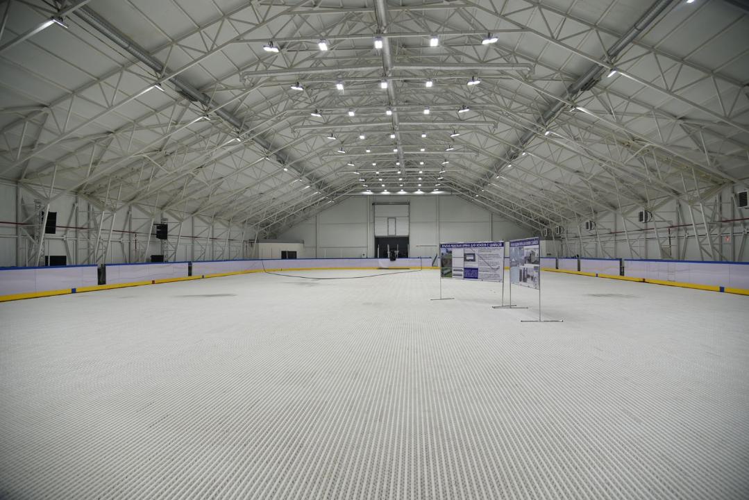 В Кокшетау построили ледовую арену