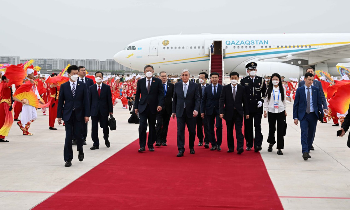 Касым-Жомарт Токаев прибыл с государственным визитом в КНР