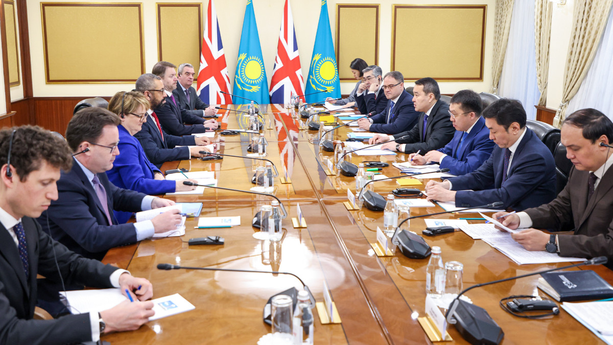 Казахстан и Великобритания подписали меморандум  в области развития водорода