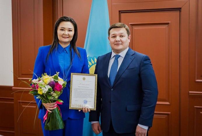 Поздравительные письма Президента вручены казахстанским гимнастам