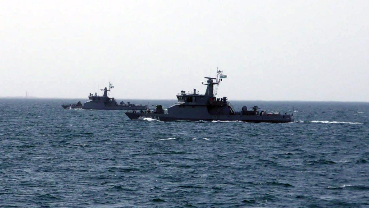 Военно-морские учения прошли в акватории Каспийского моря