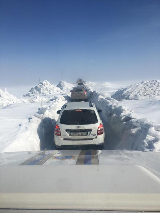10 человек спасли из снежного заноса в Карагандинской области