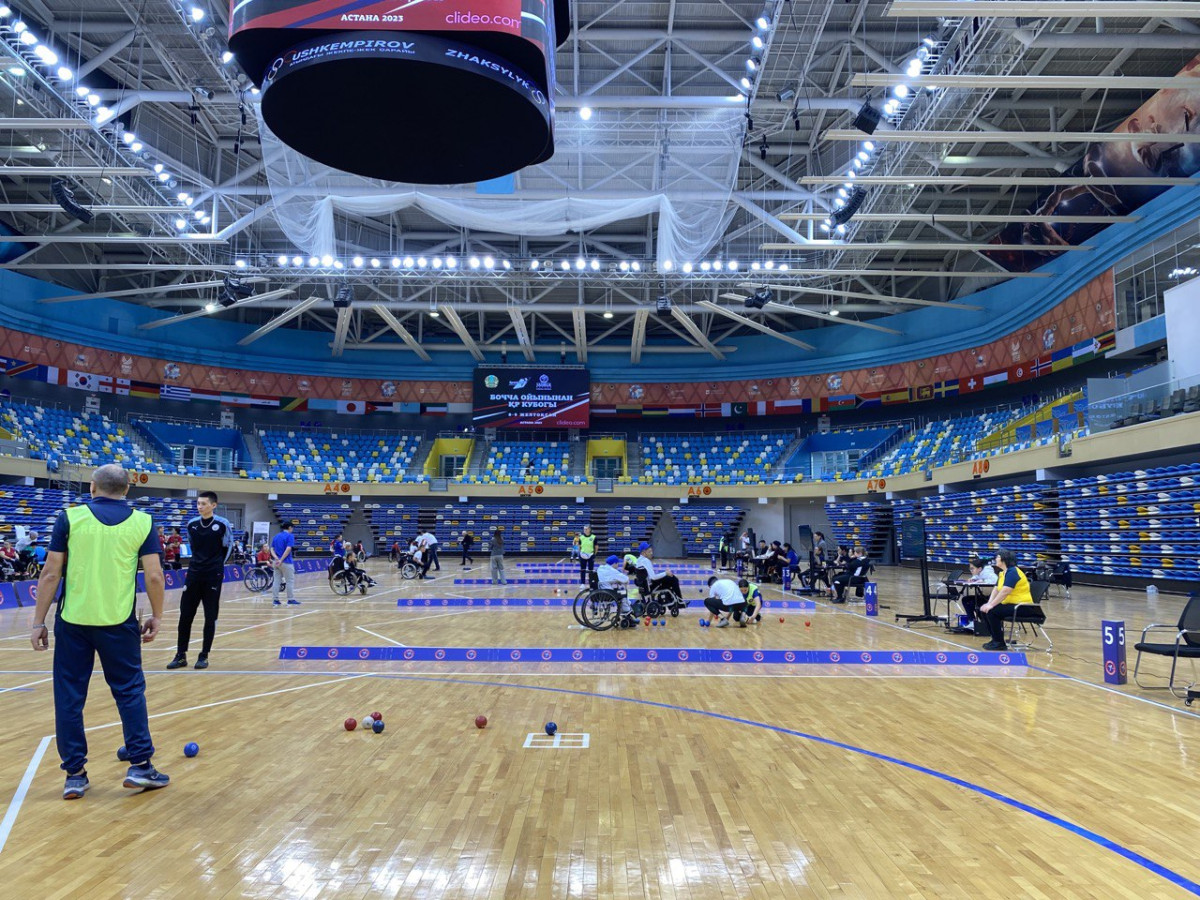 Впервые в Казахстане проводится Кубок страны по бочче