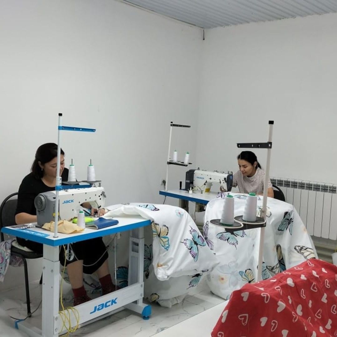 Кызылординская бизнесвумен запустила производство постельного белья, взяв кредит под 5%