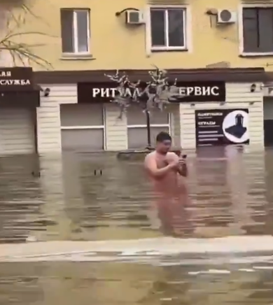 Орск переживает небывалое наводнение