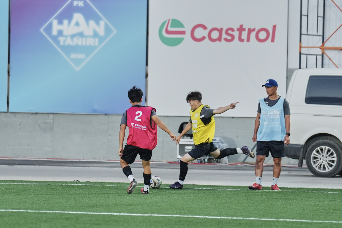 Отандық жасөспірімдер «Атлетико Мадридпен» кездесу алдында дайындығын пысықтады Отандық жасөспірімдер «Атлетико Мадридпен» кездесу алдында дайындығын пысықтады