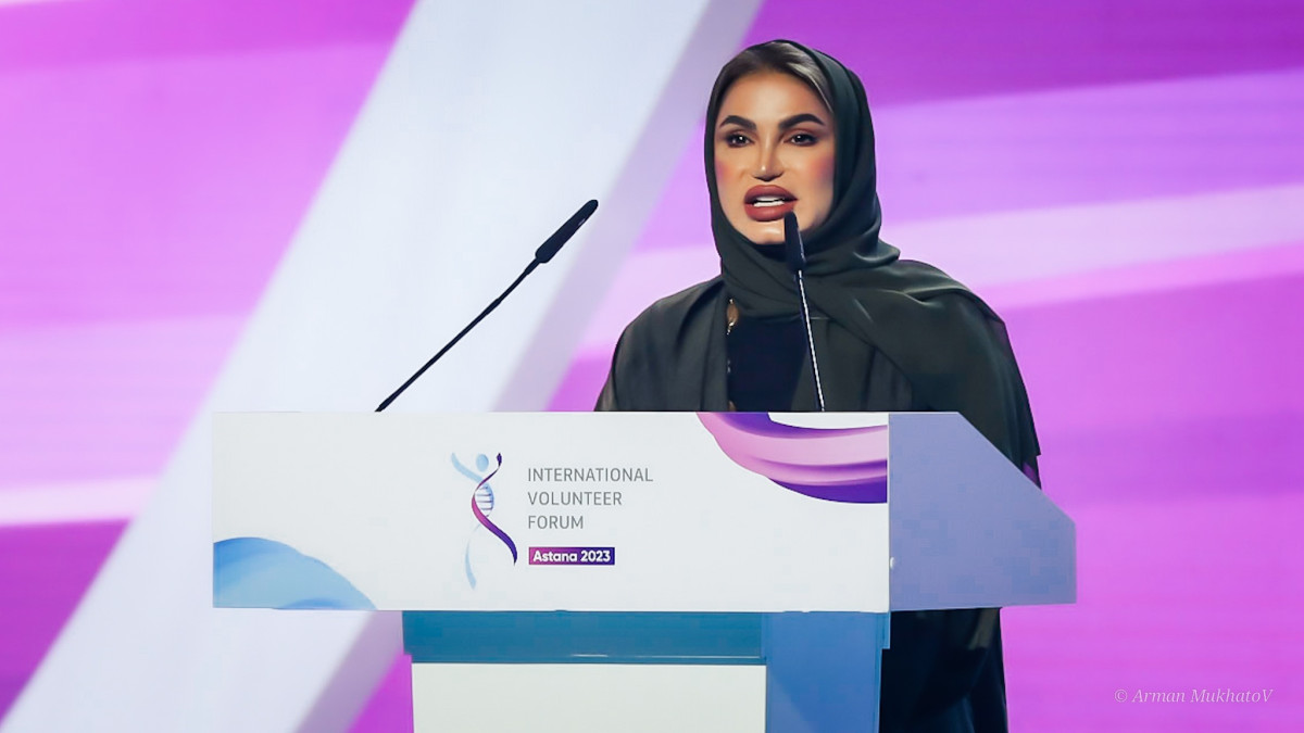 Министр толерантности и мирного сосуществования ОАЭ подчеркнула важность волонтерства на Международном форуме в Астане