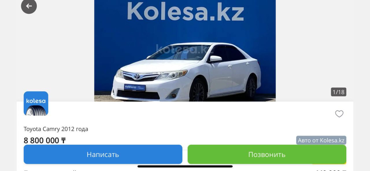 Электрокары набирают популярность в Казахстане, Toyota Camry теряет позиции