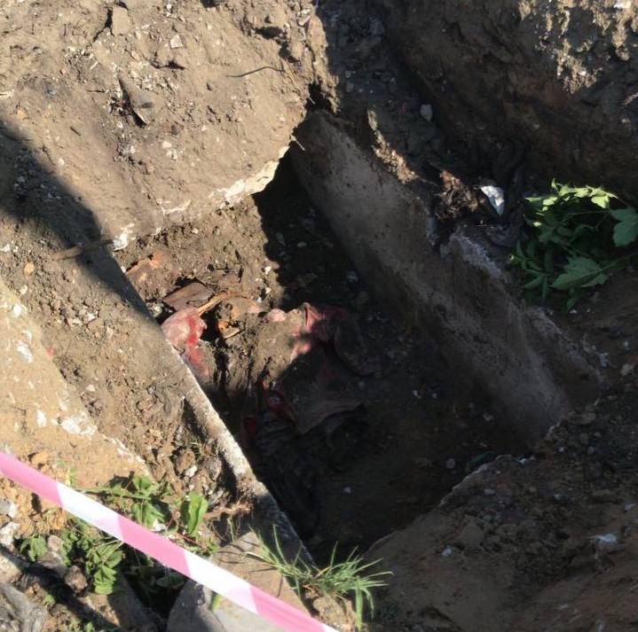 В Костанае при прокладке труб вновь нашли человеческие останки