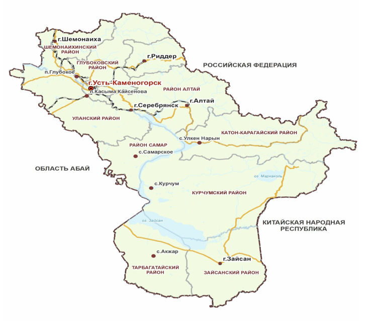 Границы трёх областей установили в Казахстане
