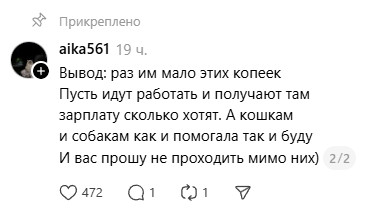 Лучше кормить бездомных котят, чем попрошаек - казахстанка