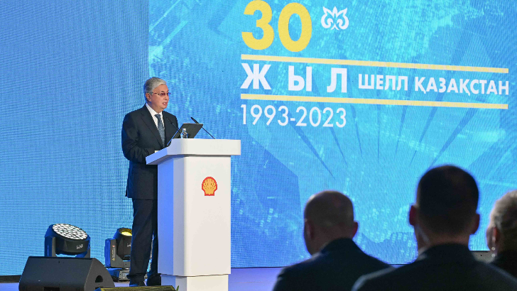 Токаев поздравил концерн  «Шелл» с 30-летием деятельности в Казахстане