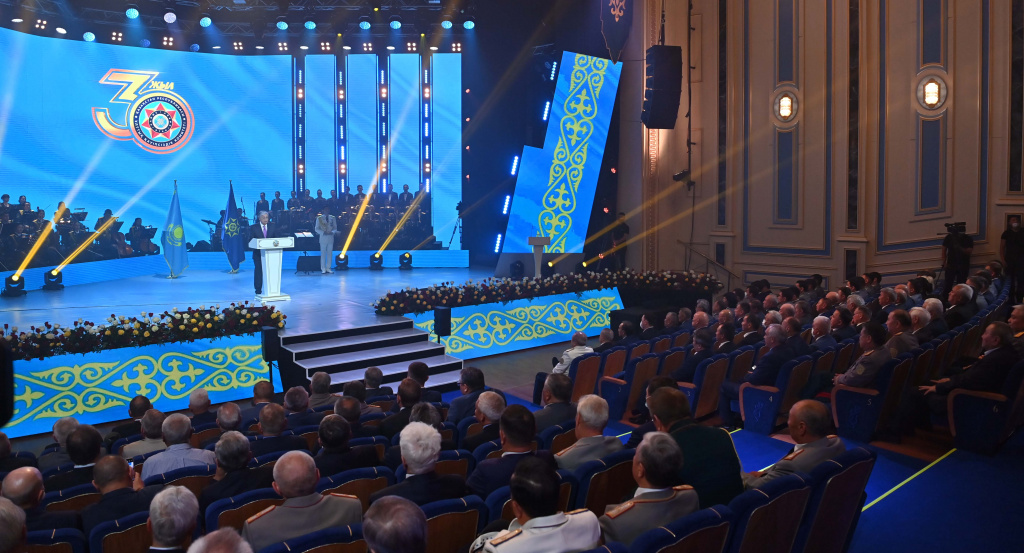 Tokayev takes part in solemn meeting dedicated to 30th anniversary of NSC 