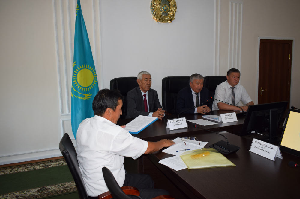 В Жамбылской области состоялось выездное заседание совета общественного согласия АНК